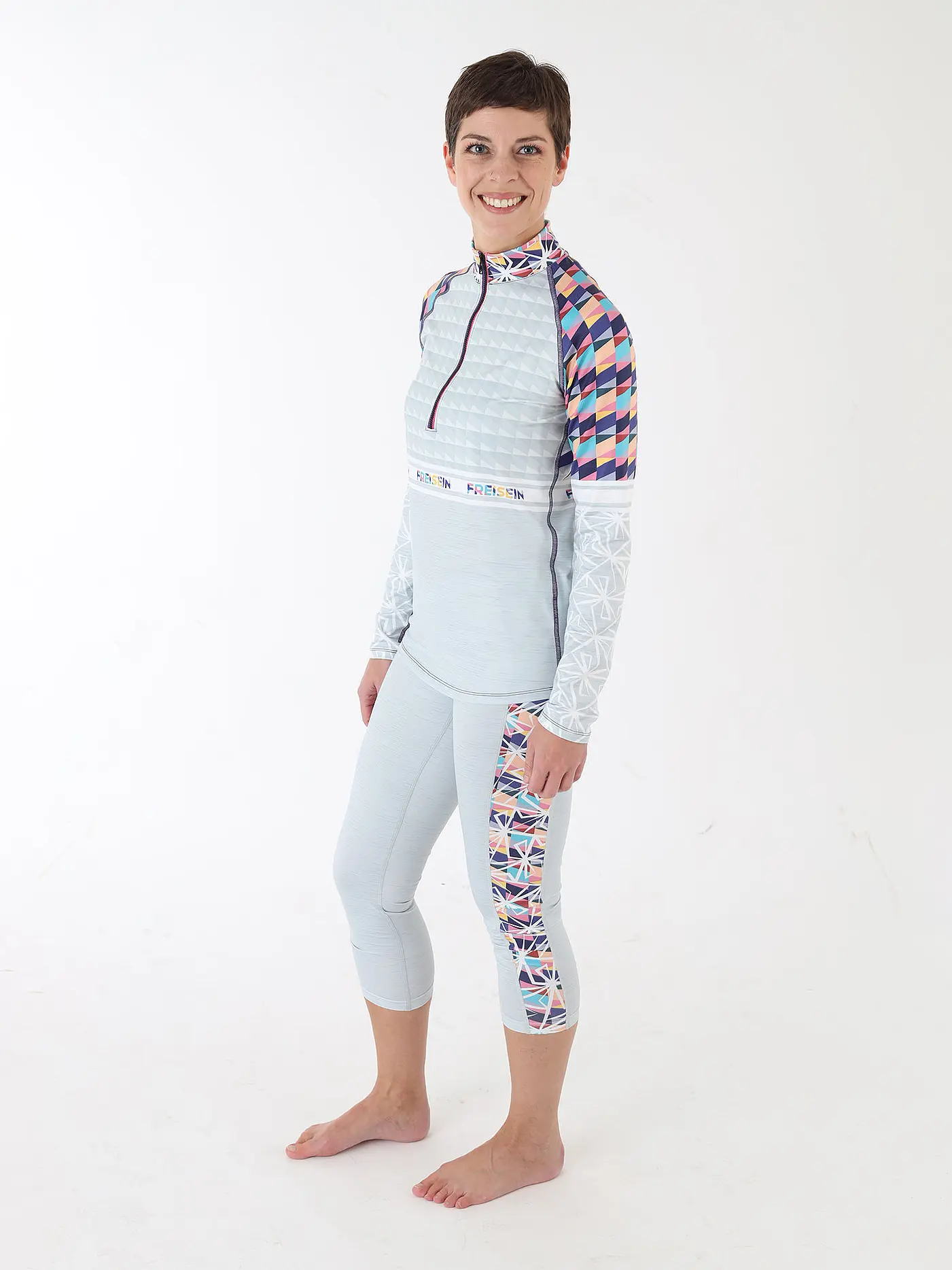 FREISEIN | Damen Unterzieh Zipshirt Sky Fever | 